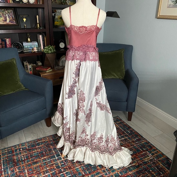 OOAK Vintage Victorian Cottagecore Lingerie Dress Lace - Picture 5 of 7